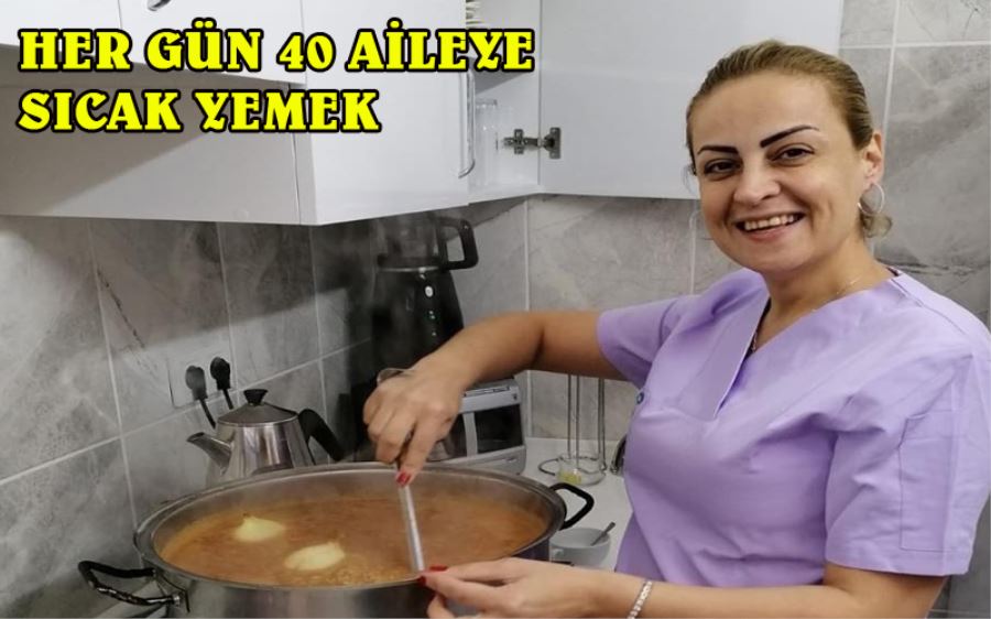 Uskumruköy Muhtarlığınca Her gün 40 Aileye Sıcak Yemek Dağıtılıyor