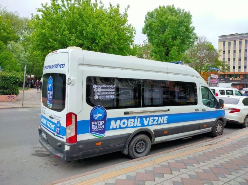 Mobil vezne Eyüpsultanlıların hizmetinde
