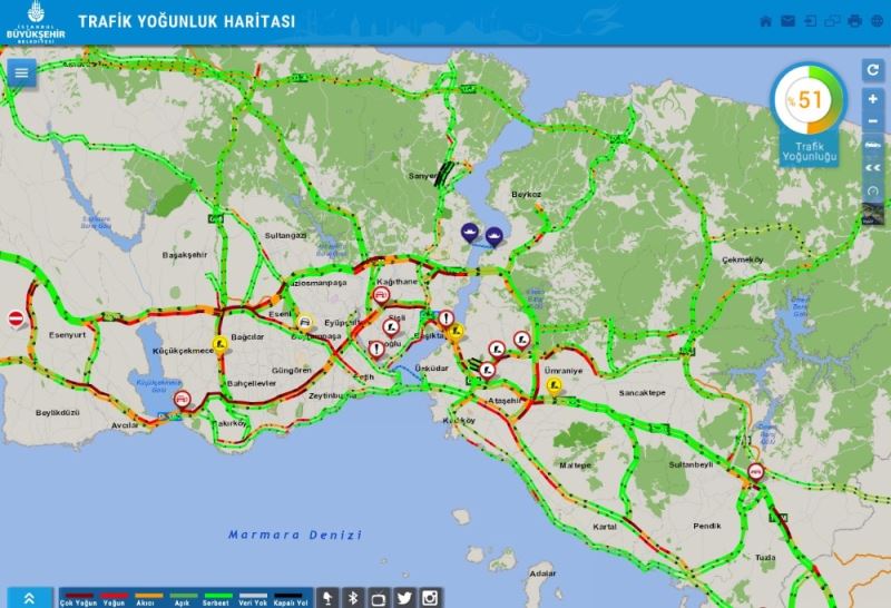 İstanbul’da sokağa çıkma kısıtlamasına saatler kala trafik yoğunluğu arttı
