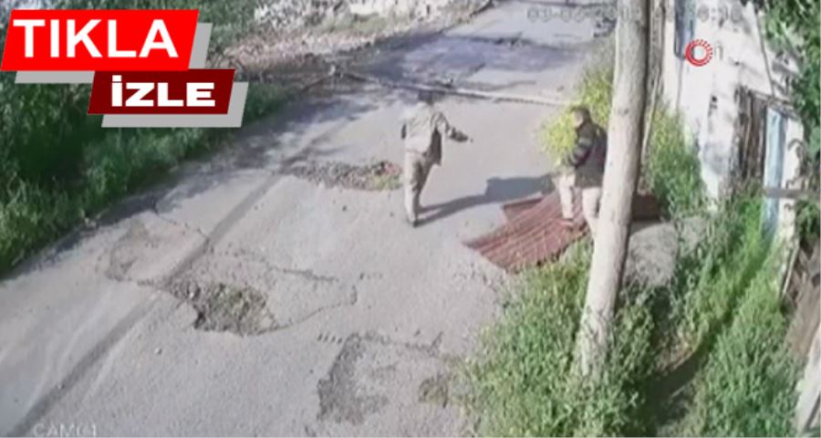 Gaziosmanpaşa’da ev sahibi suçüstü yakaladığı hırsızı sopayla böyle dövdü