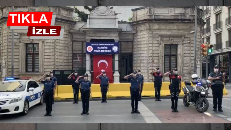 İstanbul’da polis merkezlerinde “sosyal mesafeli” 19 Mayıs kutlaması