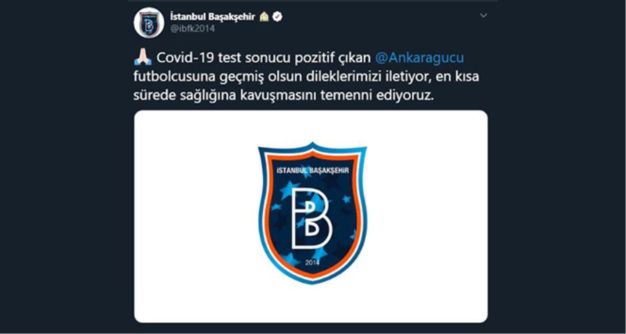 Başakşehir’den Ankaragücü’ne geçmiş olsun