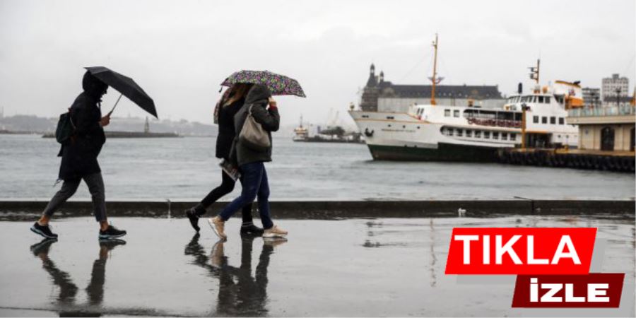 İstanbullular güne yine yağmurla uyandı