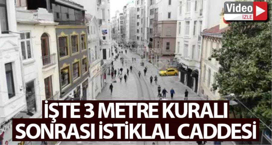 Beyoğlu Kaymakamlığı, Taksim Meydanı ve İstiklal Caddesi için yeni tedbirler aldı. Maske takma zorunluluğu ve 3 metre sosyal mesafe kuralı getirildi.