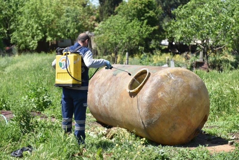 Tuzla’da zararlı haşerelere karşı ilaçlama devam ediyor
