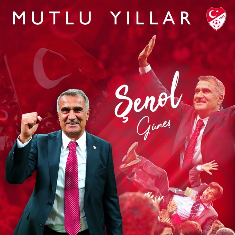 TFF, Şenol Güneş’in doğum gününü kutladı
