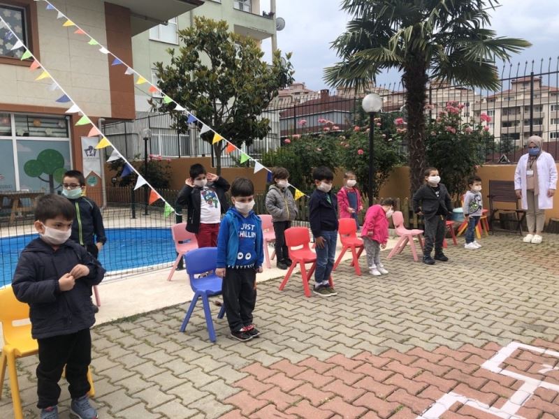 Üsküdar’da anaokulu öğrencileri maketleriyle buluştu
