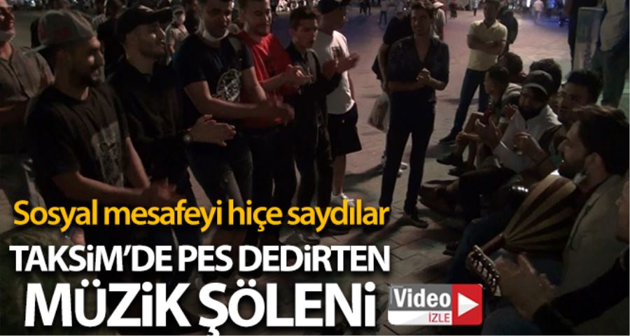 (Özel) Taksim Meydanı’nda 