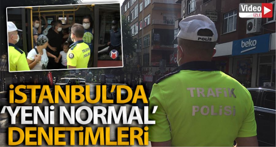 (ÖZEL)İstanbul’da minibüslere ’Yeni normal’ denetimi