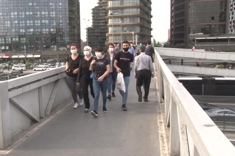 Maske kuralı sonrası İstanbul’da ilk sabah