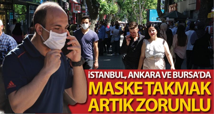 İstanbul’da maske takmak zorunlu hale geldi