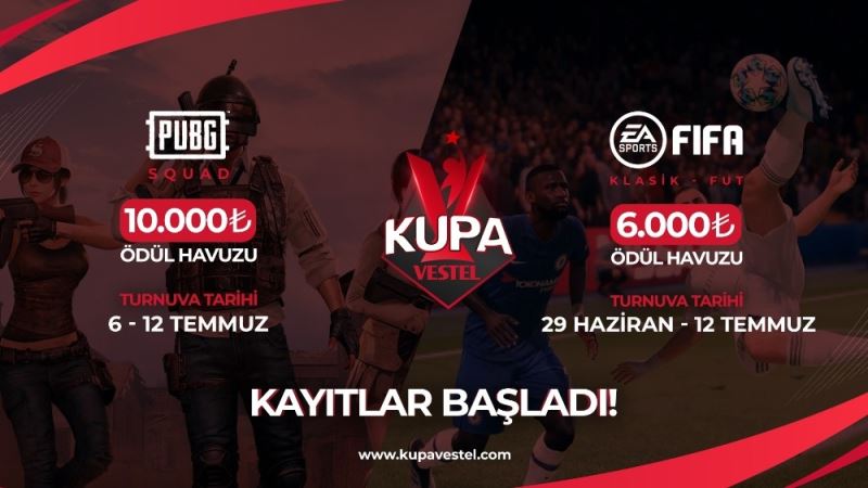 Espor turnuvası Kupa Vestel başlıyor
