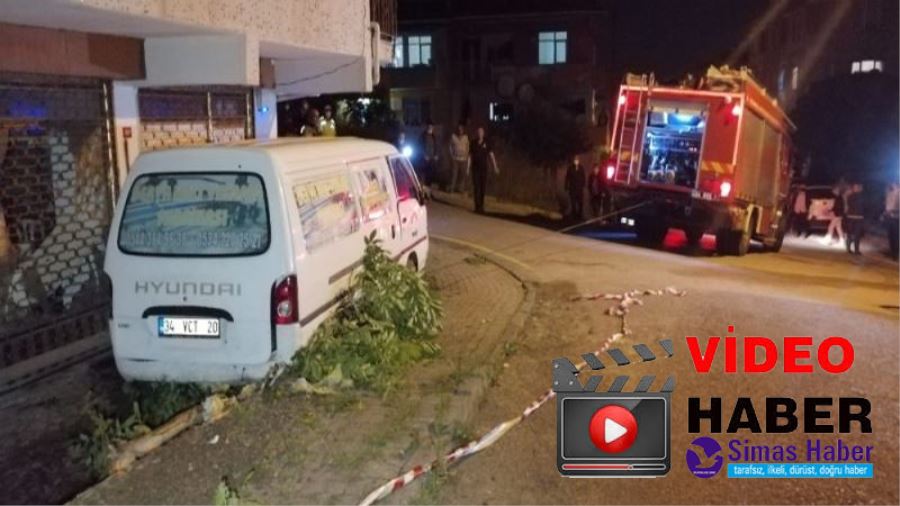 Trafik kazasında korkutan kimyasal madde sızıntısı