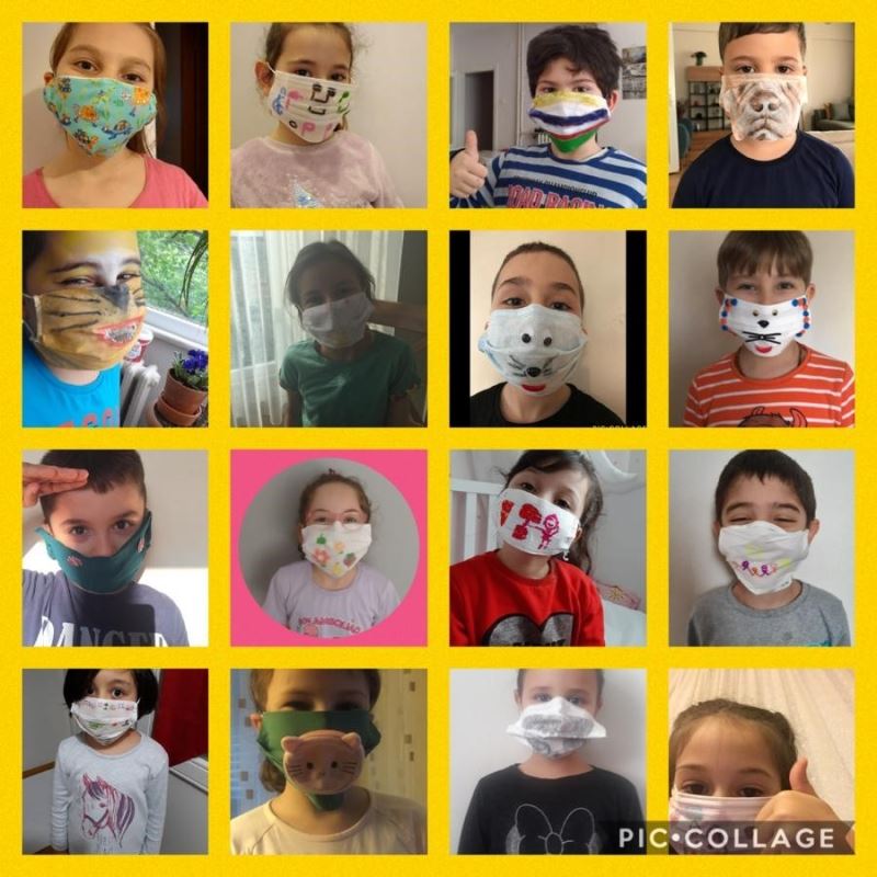 ’Sınıfa Sığmayan Hayaller’ için tasarladıkları maskelerle mesaj verdiler
