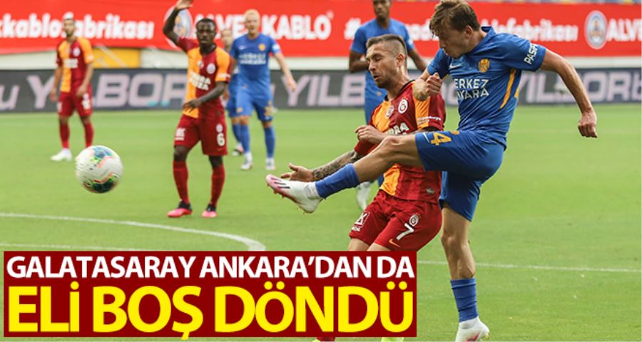 Galatasaray, deplasmandaki 6. yenilgisini aldı