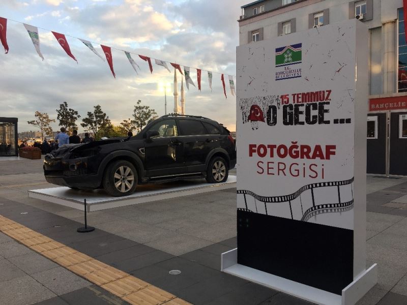 En küçük gazinin içinden çıktığı araç Bahçelievler’de sergilendi
