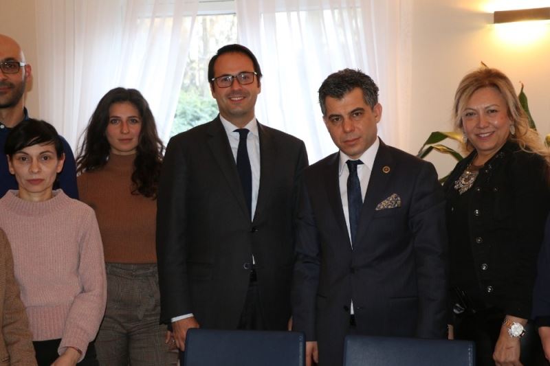 SANKON’dan İtalya Ankara Büyükelçiliğine ziyaret
