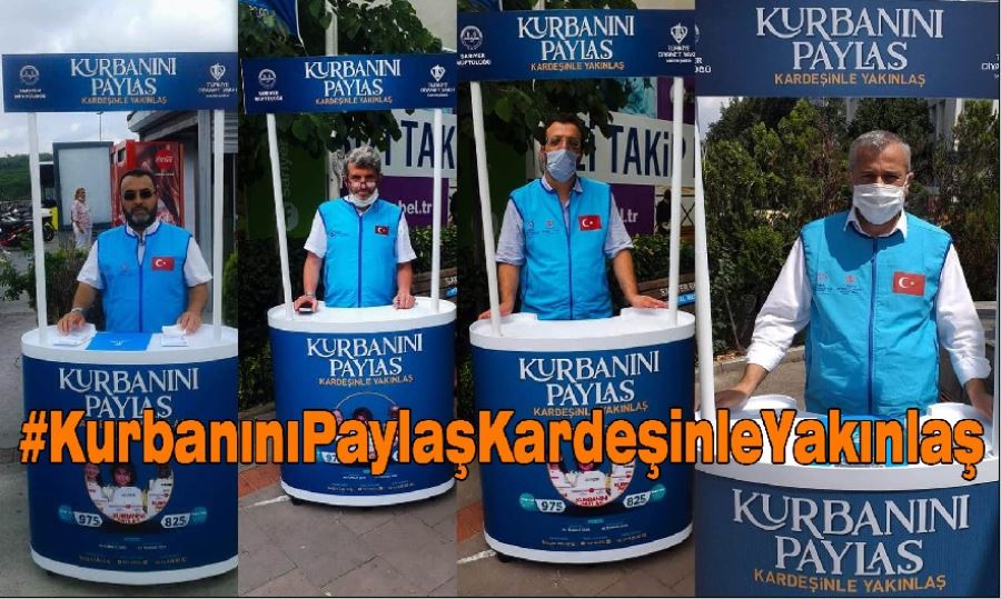 TDV Sarıyer Kurban Bağışı için stand açtı