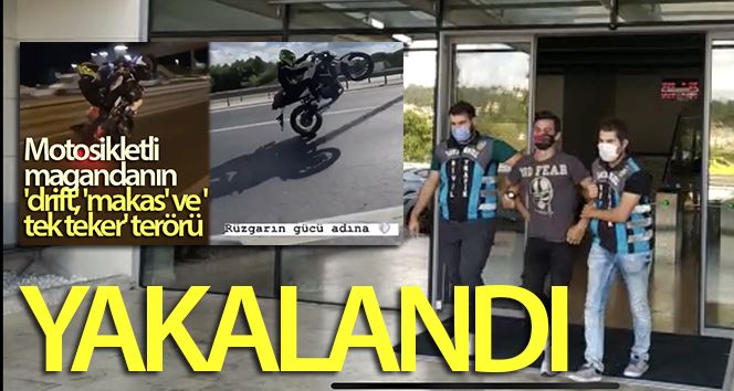 (Özel) İstanbul’un altını üstüne getiren motosikletli maganda yakalandı