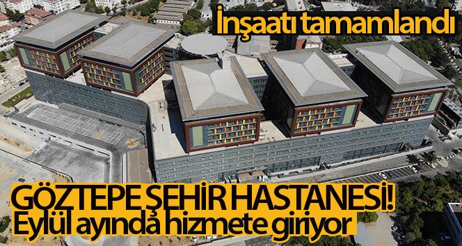 Göztepe Şehir Hastanesinin son durumu havadan görüntülendi