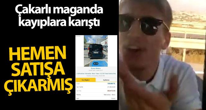 Çakarlı aracı ile trafikte terör estiren maganda kayıplara karıştı