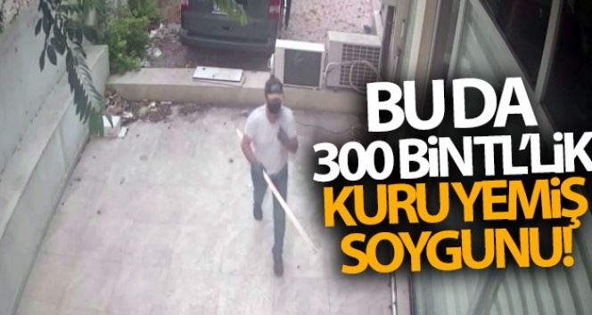 Maltepe’de maskeli 300 bin liralık kuru yemiş hırsızlığı