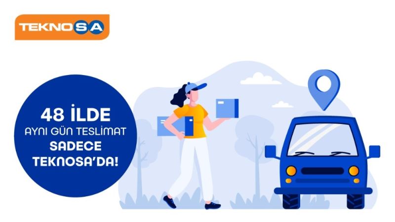 Teknosa hızlı teslimat ağını 48 ile çıkardı
