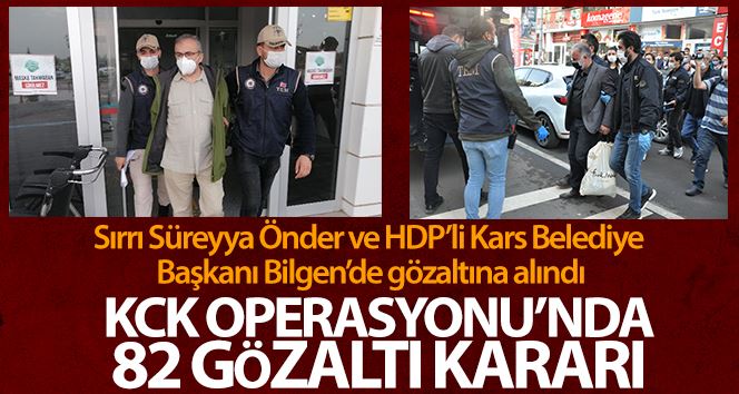 PKK/KCK operasyonunda çok sayıda HDP