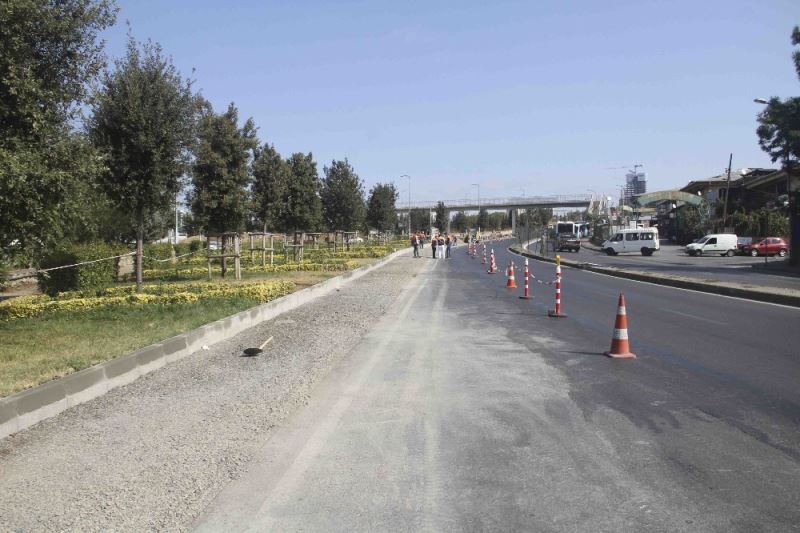 Spor Caddesi’nde yenileme ve genişletme çalışmaları başladı
