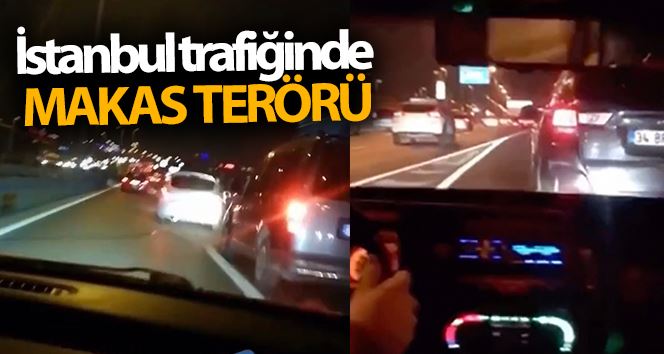 (Özel) İstanbul trafiğinde “makas” terörü kamerada