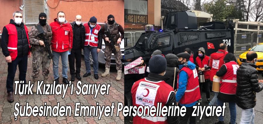 Türk Kızılayı Sarıyer Şubesinden Polislere ziyaret