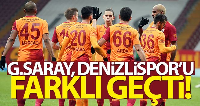 Süper Lig: Galatasaray: 6 - Denizlispor: 1 (Maç sonucu)