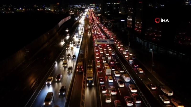 İstanbul’da trafik yoğunluğu
