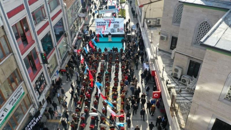 Kağıthane’nin 3. tematik caddesi ’Vatan’ açıldı