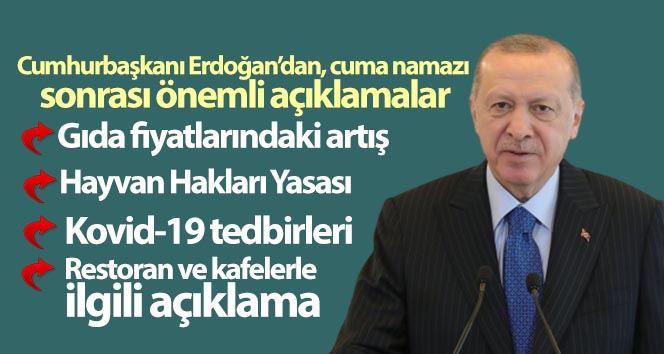 Cumhurbaşkanı Erdoğan: (Gıda fiyatlarındaki artış ile ilgili) 