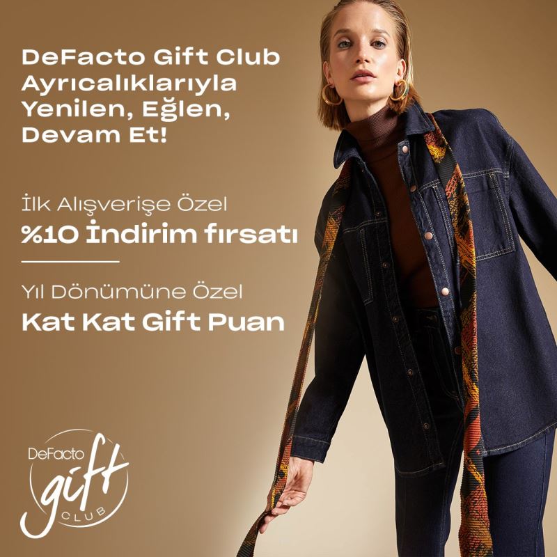 DeFacto, Gift Club programını hayata geçirdi
