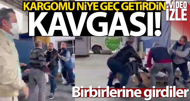 15 Temmuz Demokrasi Otogarı’nda müşteri ile kargocu kavgası kamerada