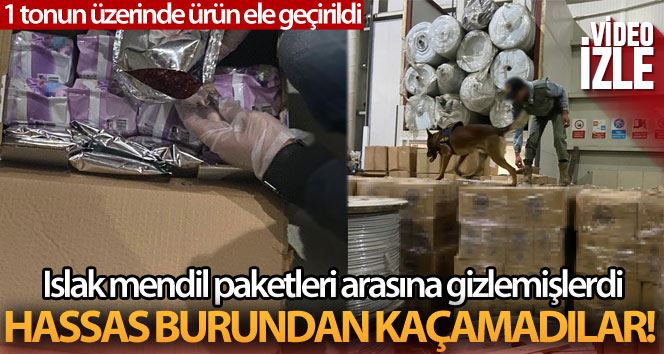 İstanbul’da kaçak nargile tütünü operasyonu: 1 tonun üzerinde ürün ele geçirildi