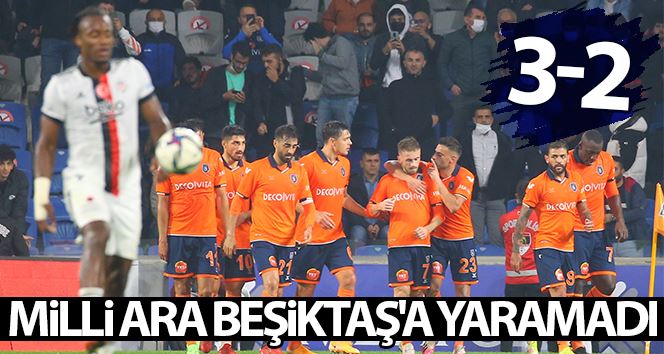 Süper Lig: Medipol Başakşehir: 3 - Beşiktaş: 2 (Maç sonucu)