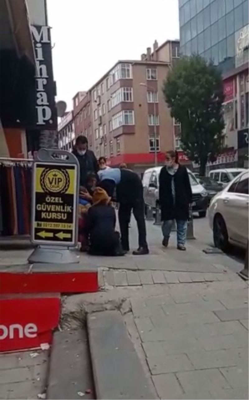 Arnavutköy’de yapılan dilenci operasyonunda zabıta şefkati