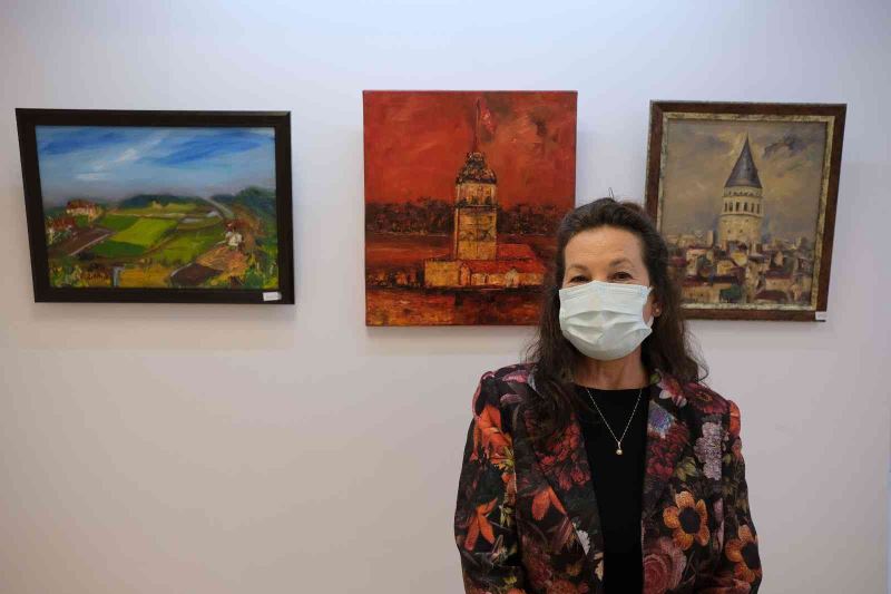 Pandemiden yansıyan tablolar Türkan Saylan’da
