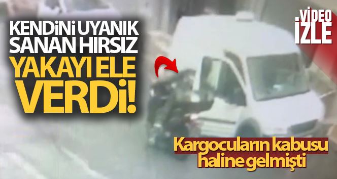 (Özel) İstanbul’da kargocuların kabusu motosikletli hırsızı “55 adet detayı” yakalattı