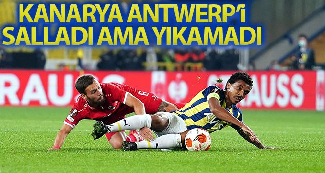 UEFA Avrupa Ligi: Fenerbahçe: 2 - Royal Antwerp: 2 (Maç sonucu)