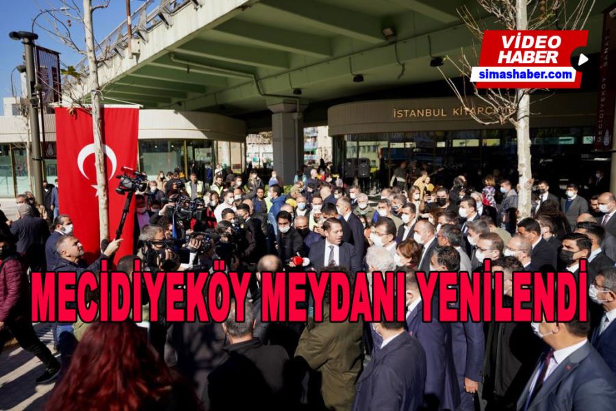 Yenilenen Mecidiyeköy Meydanı İmamoğlu Tarafından Açıldı