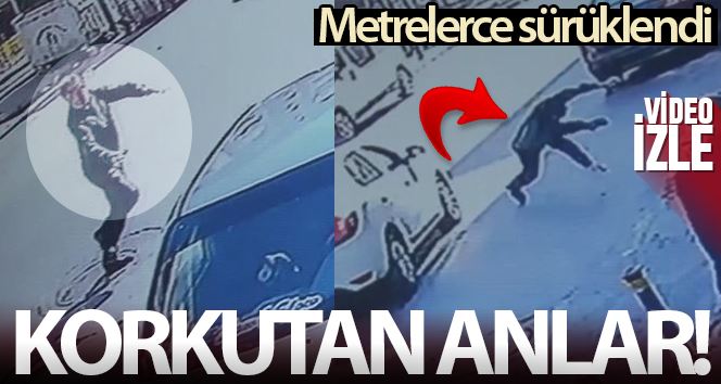 Esenyurt’ta aracın çarptığı berber metrelerce ileri fırladı