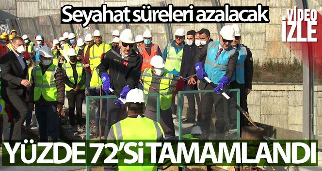 Başakşehir-Kayaşehir metro hattının yüzde 72’si tamamlandı