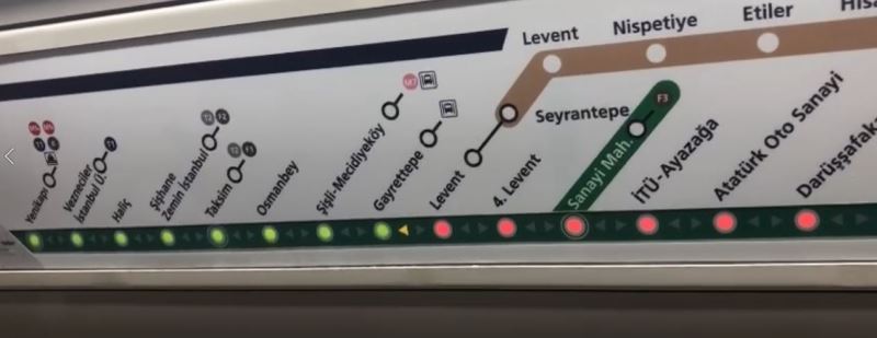 Metroda ‘gelecek istasyon’ paneli yolcuları yanıltıyor