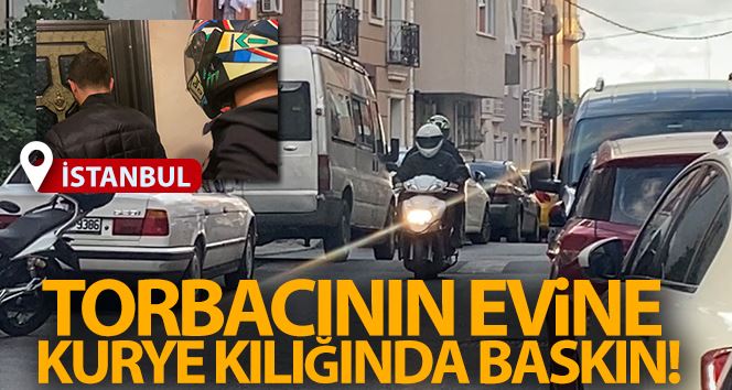 (Özel) Kağıthane’de torbacının evine baskın: Polis kurye kılığında yakaladı