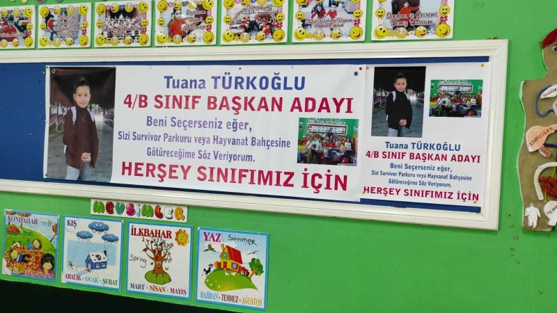 Esenler’de sınıfta demokrasi şöleni
