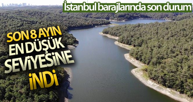 İstanbul barajlarında doluluk yüzde 50’nin altına düştü